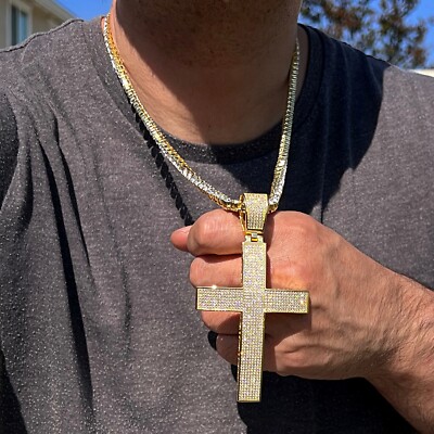 14K Gold Plated 925 Silver Big 4