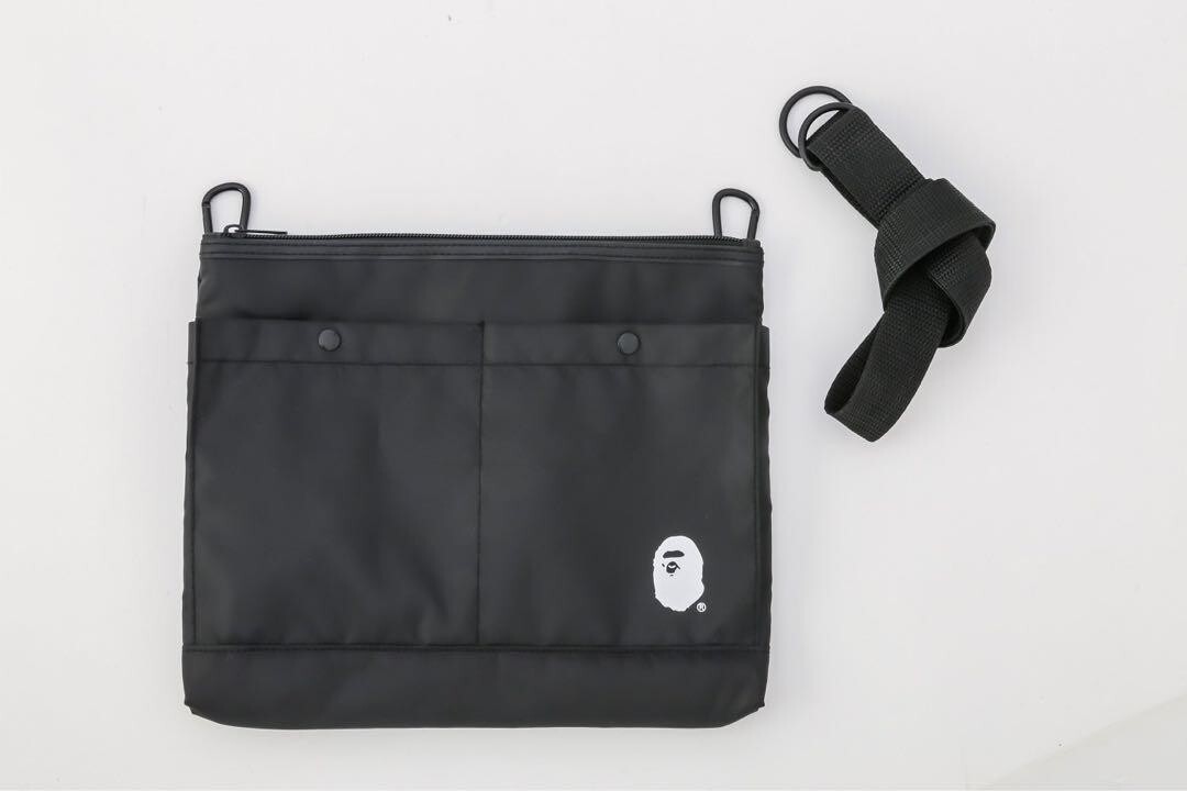 BAPE A Bathing Ape Bag in Bag Shoulder Bag Black Appendix Novelty