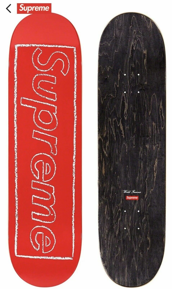supreme KAWS Chalk Logo Skateboard デッキ