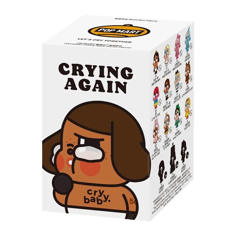 POP MART CRYBABY Crying Again Series Blind Box Action Figure Cute