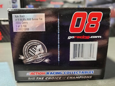 2008 Kyle Busch #18 M&M's RWB Summer Fun Action 1:24 NASCAR Action