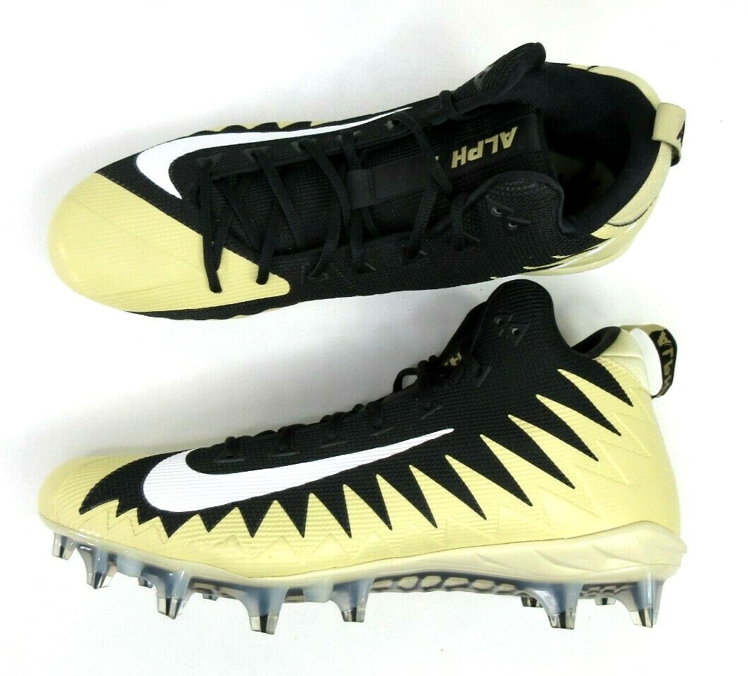 Nike Alpha Menace Pro Mid Lacrosse/ Football Cleats 922813-019