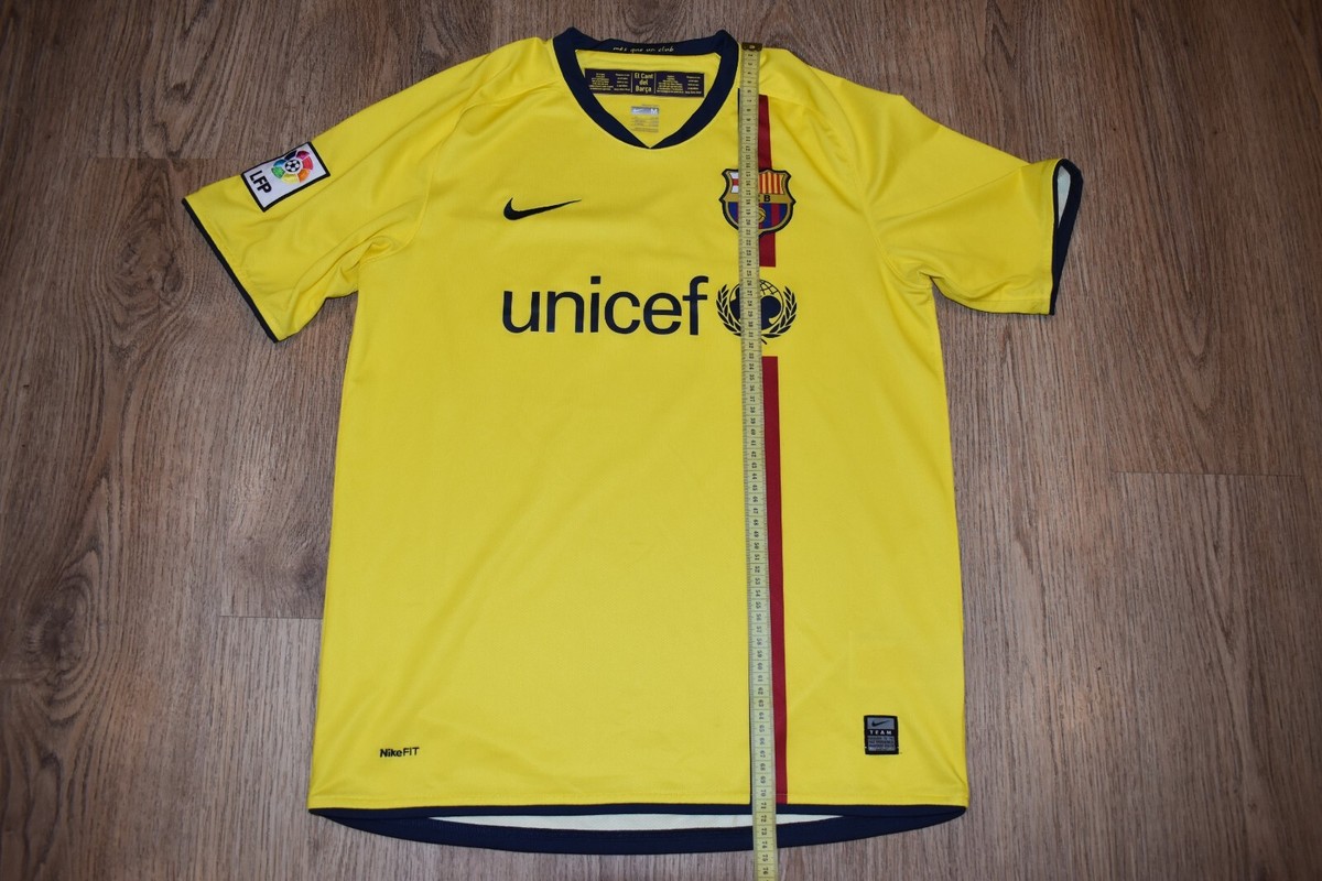 BARCELONA 2008 2009 2010 AWAY FOOTBALL SHIRT SOCCER JERSEY NIKE