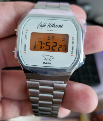 Casio x Maison Kitsune Café A168WECK-7A Watch | Limited Edition