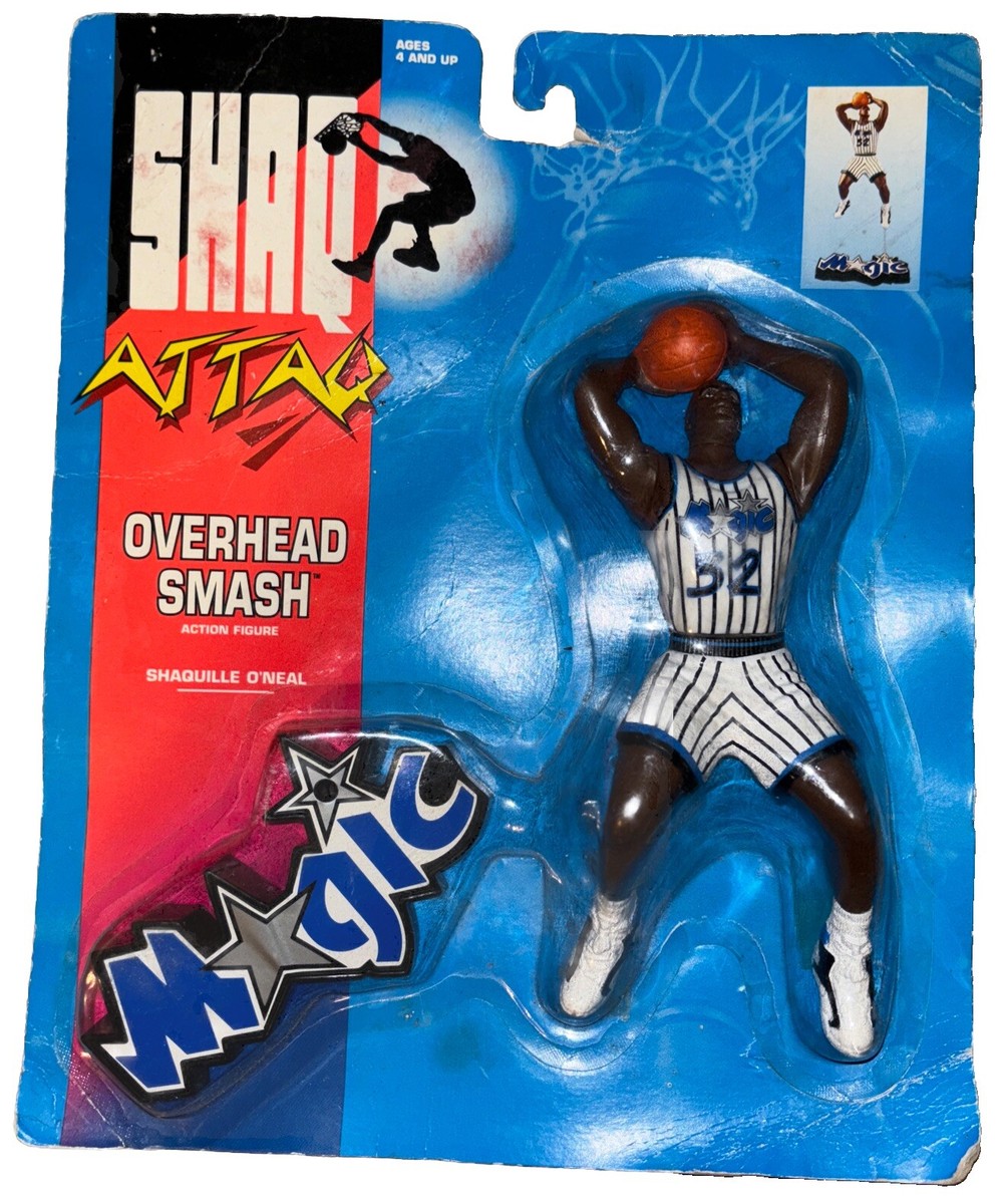 New VTG 1993 Shaq Attaq Overhead Smash Action Figure NBA 6