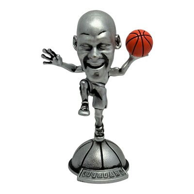 1998 Michael Jordan 4” Miniature Plastic Basketball Statue by NBA