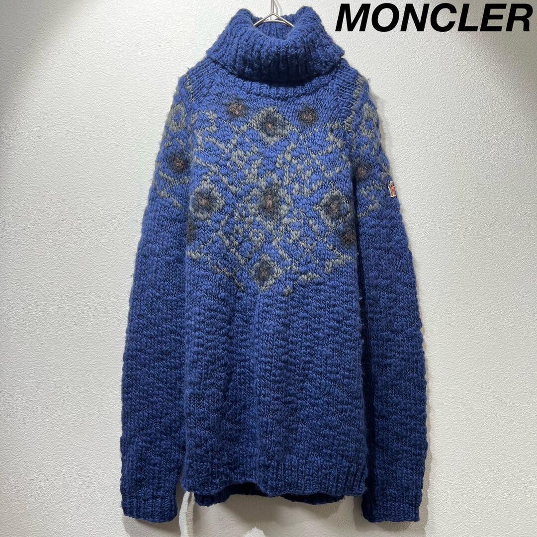 Moncler Grenoble Maglione Tricot Ciclista Turtleneck Knit Sweater