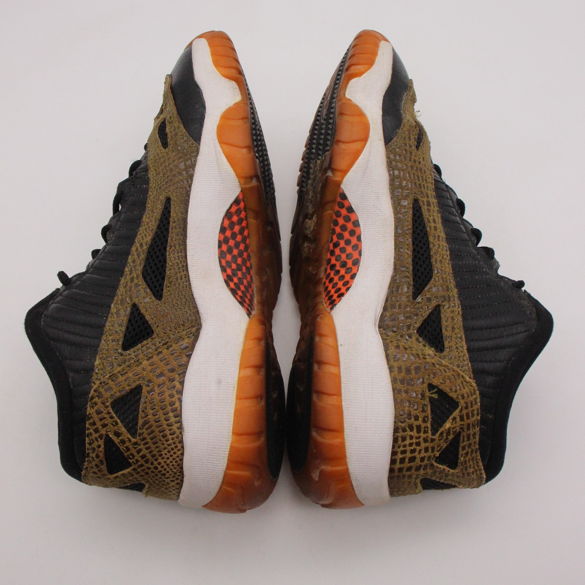 Nike Air Jordan XI 11 Retro Low IE Men's 10 Croc Crocodile Black