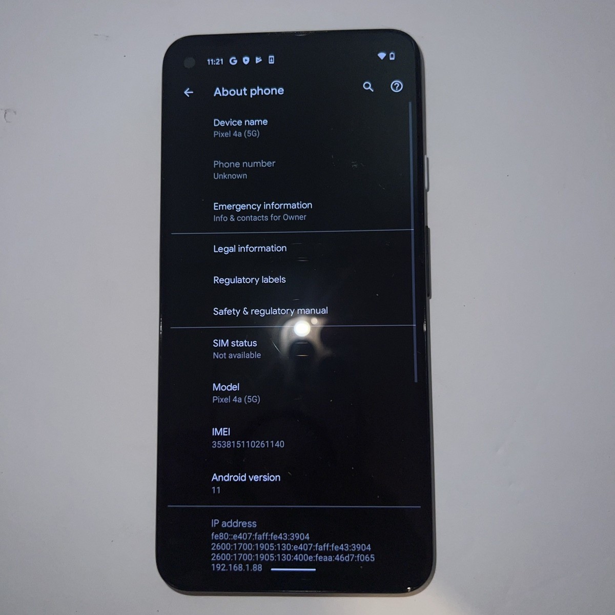 Pixel 4a 5g Just Black 128gb Unlocked | eBay