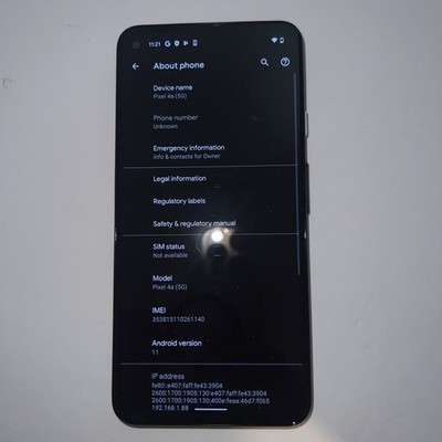 Pixel 4a 5g Just Black 128gb Unlocked | eBay
