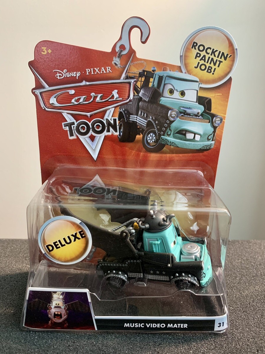 Disney Pixar Cars Toon Mattel Deluxe #31 Music Video Mater RARE