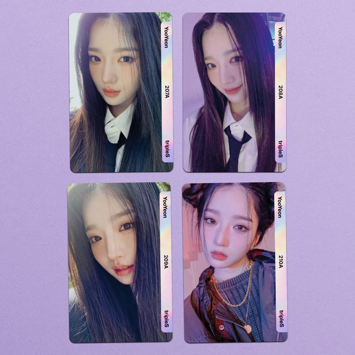 tripleS S5 YooYeon REPLICA objekt Atom01 200s Fanmade Photocards