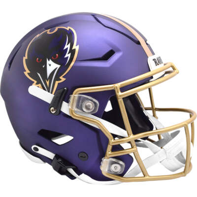 Baltimore Ravens Purple Alternate Riddell SpeedFlex Authentic