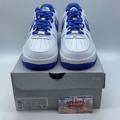Size 10 - Nike Air Force 1 '07 White Medium Blue 2022 White