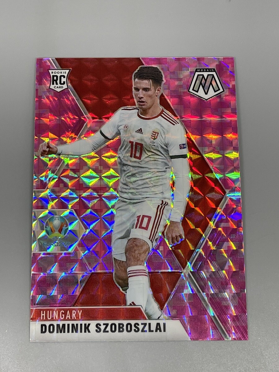 Dominik Szoboszlai 2021 Panini Mosaic UEFA Euro Pink Camo Prizm