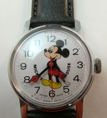 Bradley Mickey Mouse Walt Disney Productions Swiss Made Mechanical