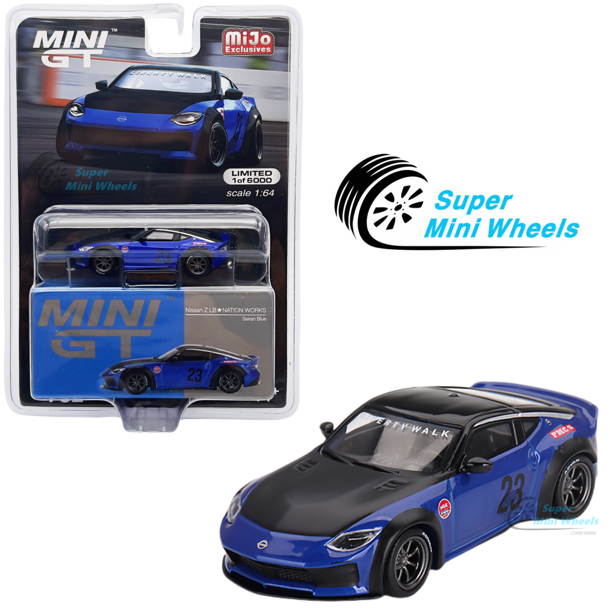 Mini GT 1:64 Nissan Z LB-NATION WORKS Seiran Blue #732 | eBay