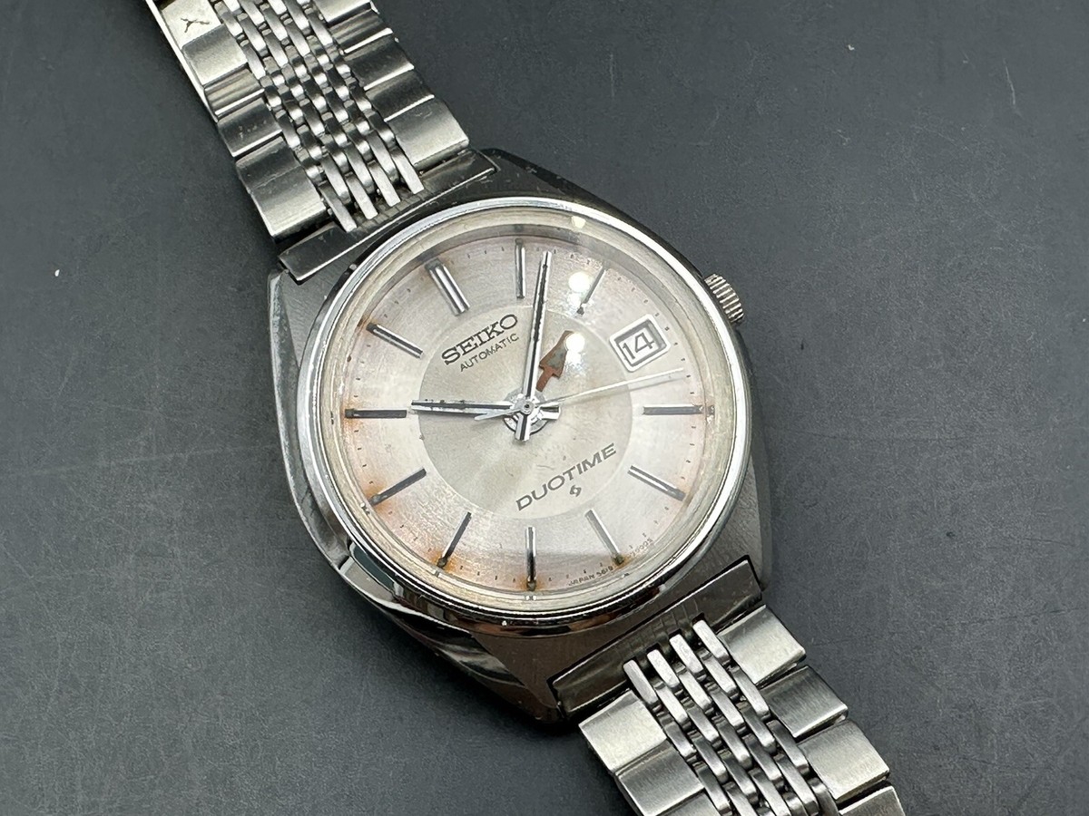 VINTAGE 1972 SEIKO 5619-7000 DUO TIME WRISTWATCH. | eBay