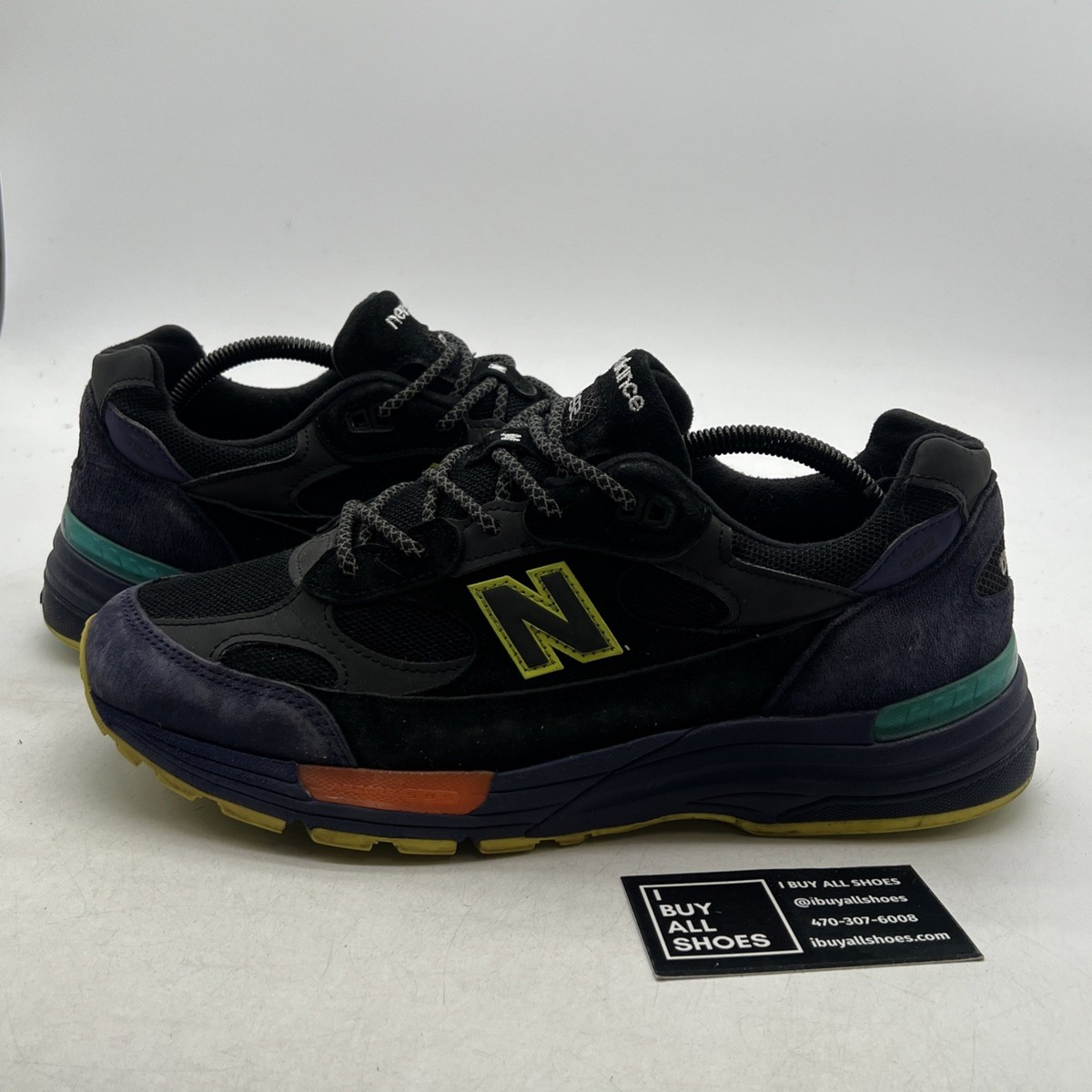 Size 10 - New Balance 992 Made in USA Black Purple (M992LT) | eBay