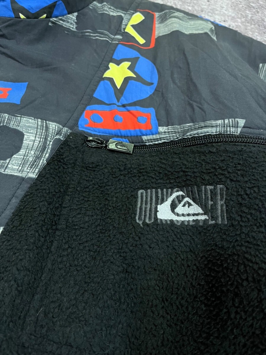 Quiksilver ジップ フード ジャケット ビンテージ スケート サーフ