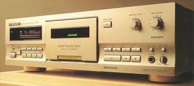 Pioneer 3 Head Single Cassette Deck T-D7 No Remote Controller from