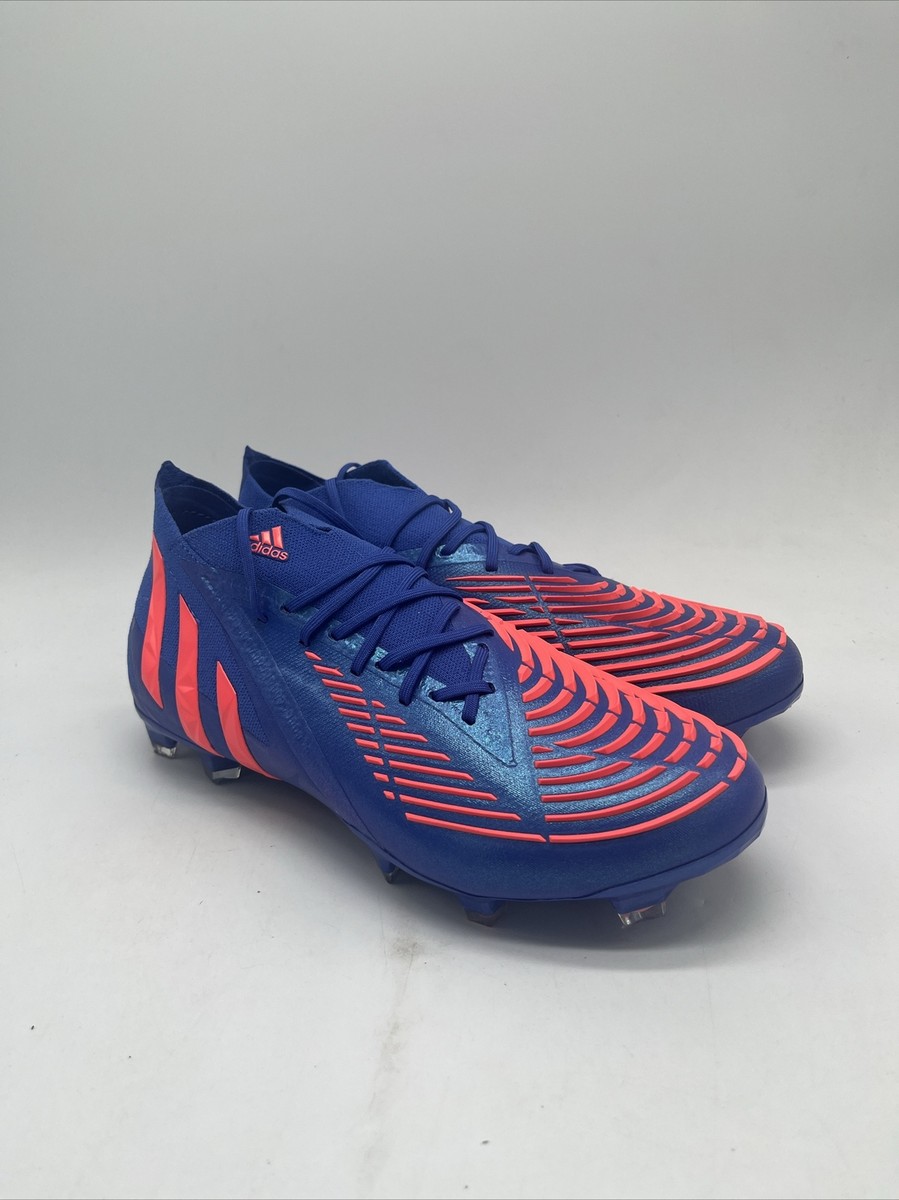 Adidas Predator Edge.1 FG Blue/Orange Soccer Cleats H02932 Men's