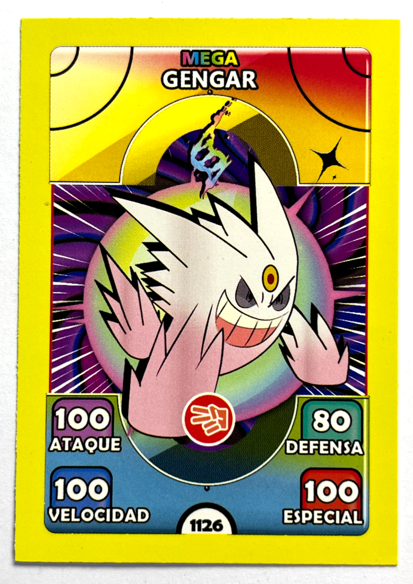 2022 POKEMON LEGENDS TCG Card #1126 MEGA GENGAR Argentina Edition