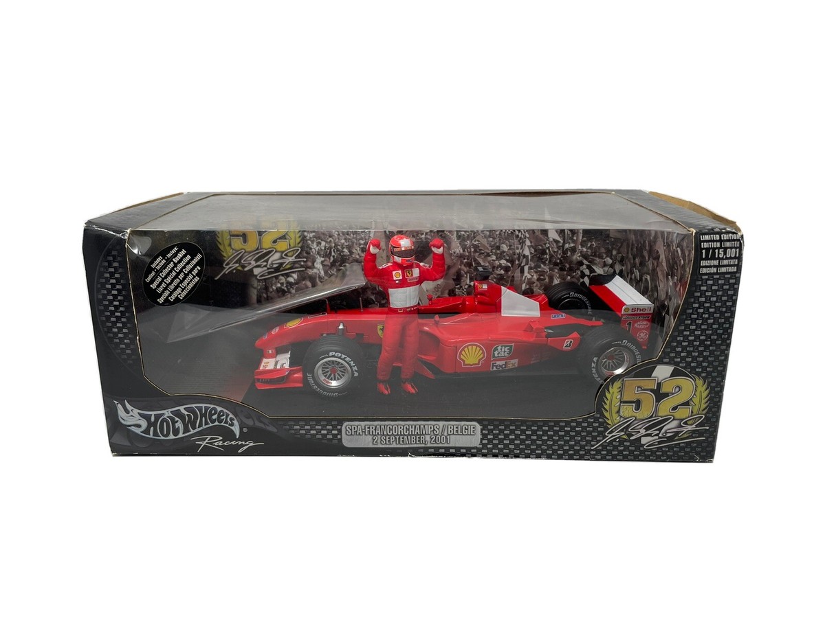 Hot Wheels Ferrari F2001 SPA Francorchamps M. Schumacher 52th win