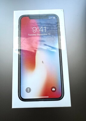 Apple iPhone X 256 GB Space Gray A1865, Unlocked Authentic Sealed