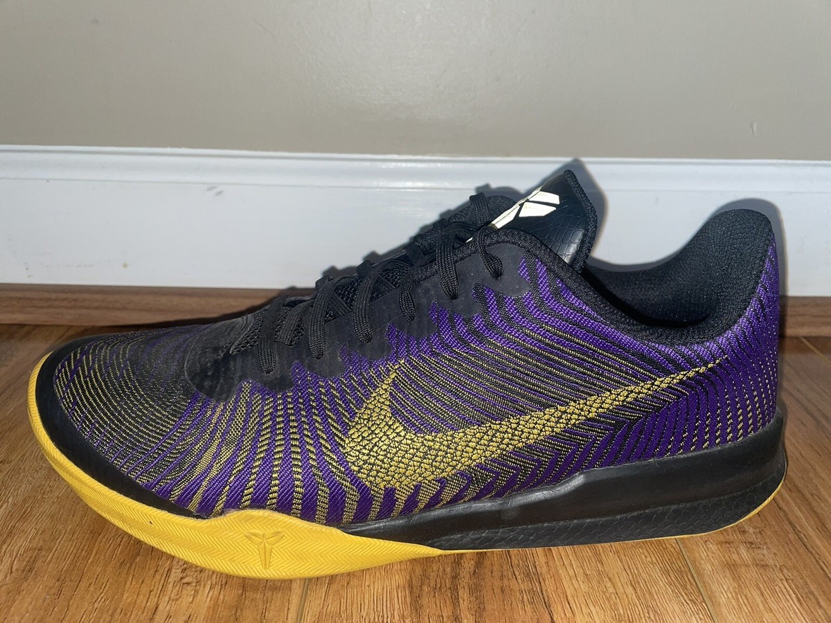 Nike KB Mentality 2 Sneakers Mens size 10.5 Fierce Purple Laker
