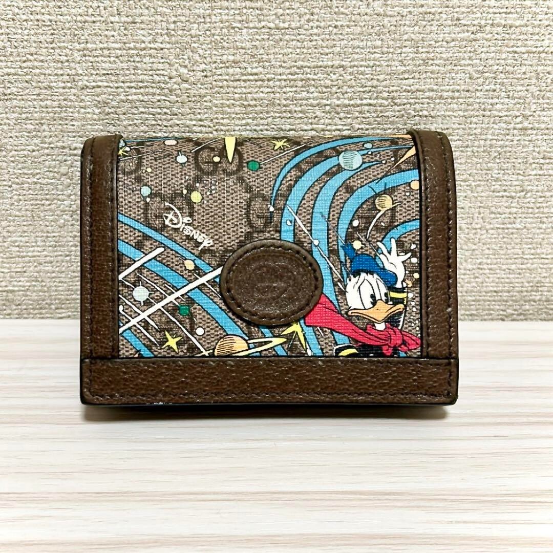 GUCCI x Disney Donald Duck Collaboration Holder Wallet GG Limited