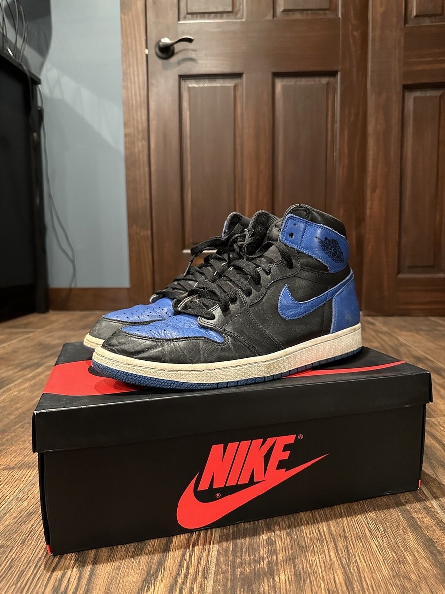 Nike Air Jordan 1 Retro High OG Royal 2017 555088-007 SIZE 12 BLUE