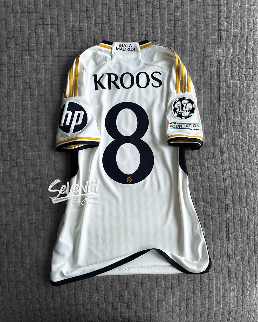Real Madrid Official Kroos Jersey Champions League Final 2024 Home