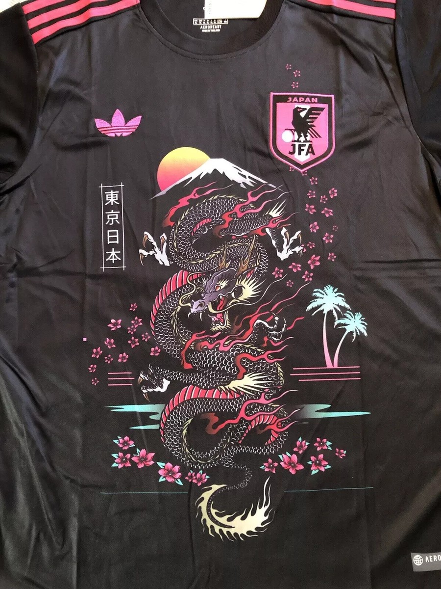 Japan Soccer Jersey Special Black Dragon Concept Edition S,M,L,XL