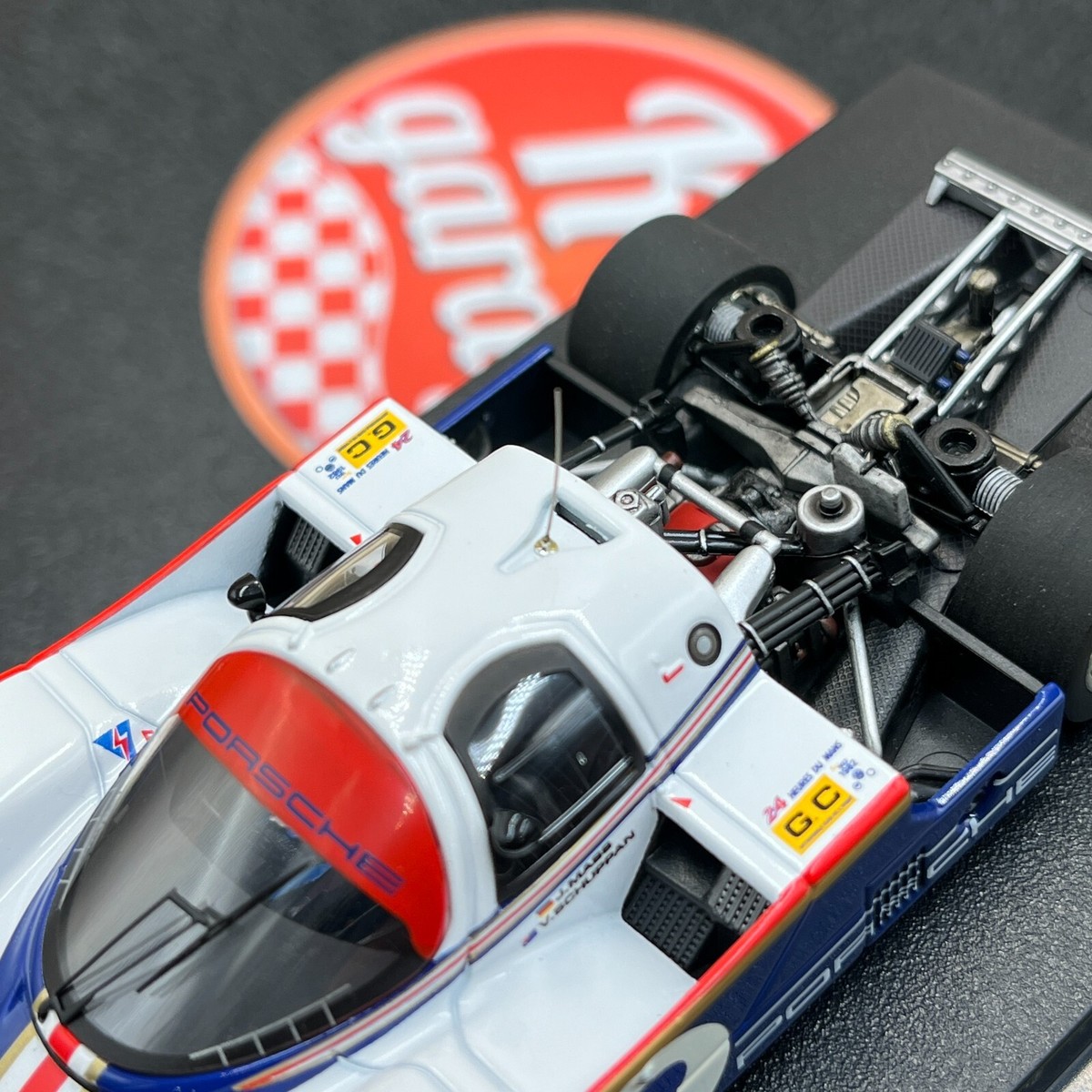 HPI 1/43 Porsche 956 LH 1982 Le Mans #2 resin model 8620 | eBay