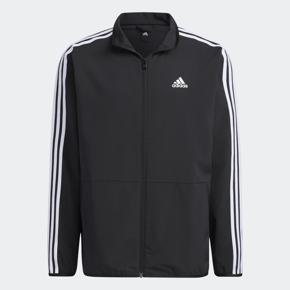 Adidas Original Mens 3S REGULAR FIT LIGHT WOVEN TRACK JACKET