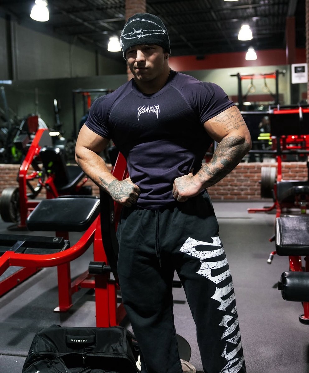 YOUNGLA (SOLD OUT) - 4041 - WARRIOR COMPRESSION TEES - PURPLE