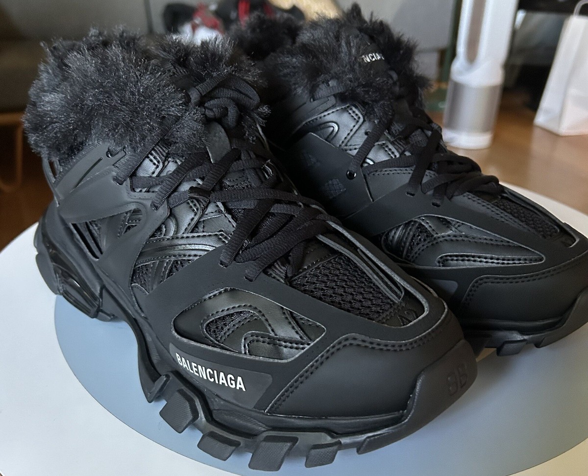 New/Never Worn Balenciaga Track Faux-Fur EU 42, US 9 W/Box | eBay
