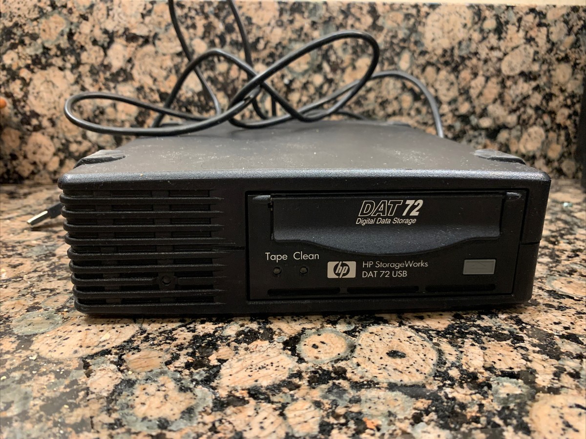 HP StorageWorks DAT 72 USB External Tape Drive - Model #DW027 | eBay