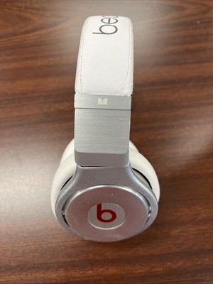 White Monster Beats By Dr. Dre Pro Headphones Only | eBay