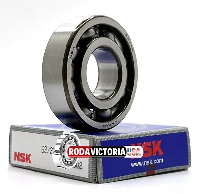 NSK 62/22 BALL BEARING, OPEN TYPE, NO SEALS 22x50x14mm | eBay