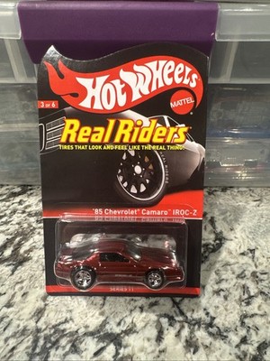 Hot Wheels RLC Real Riders Red '85 Chevrolet Camaro IROC-Z #3910
