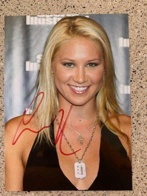 ANNA KOURNIKOVA TENNIS PLAYER AUTOGRAPHED SIGNED 5x7 PHOTO COA #2