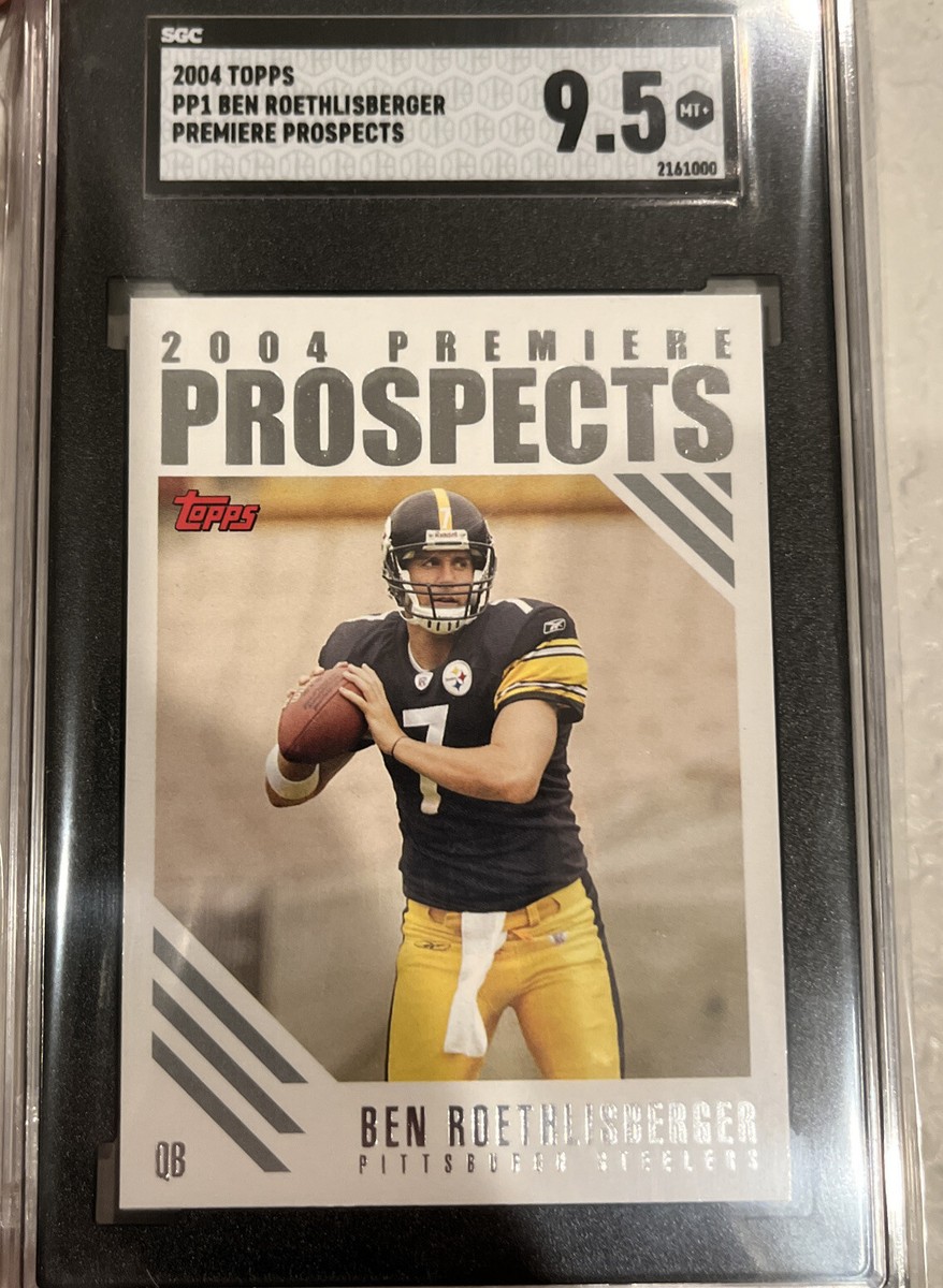 2004 Topps Ben Roethlisberger Premiere Prospects Rookie, #PP1, Sgc