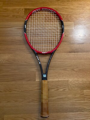 Wilson Pro Staff RF97 V10 Autograph 4 1/2 RED/Black | eBay