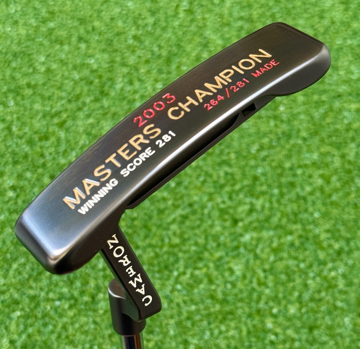 Scotty Cameron Masters Champion Mike Weir Black Pearl Newport