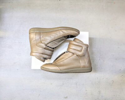 Maison Margiela Future Olive Green Men 9 42 Leather High Top