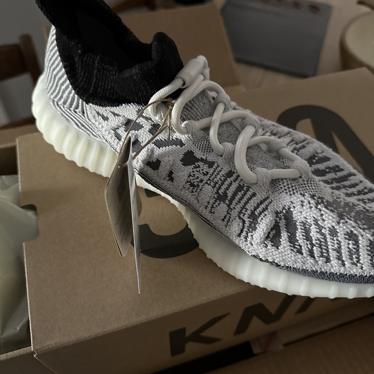 Adidas yeezy 350 v2 cmpct Panda 7.5 New With Box | eBay