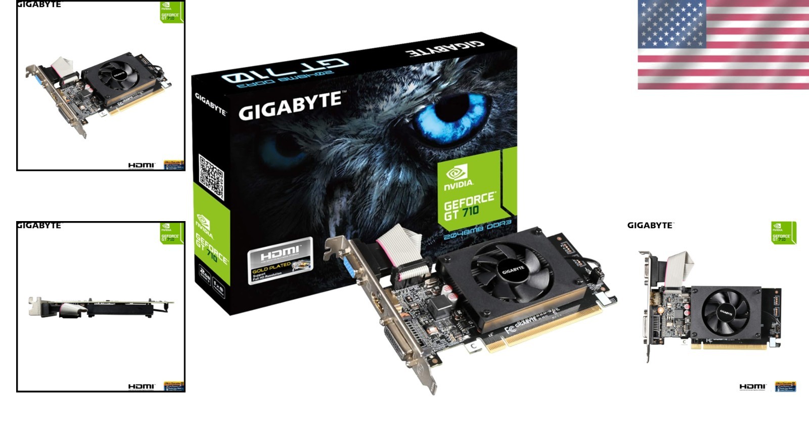 High-Performance 2GB Nvidia Geforce GT 710 Card - PCI Express