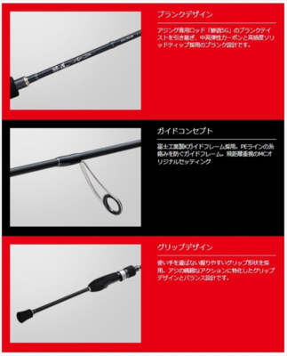 Major Craft Ajing Rod Ajido 1G AD1-S682L (Spinning 2 Piece） | eBay